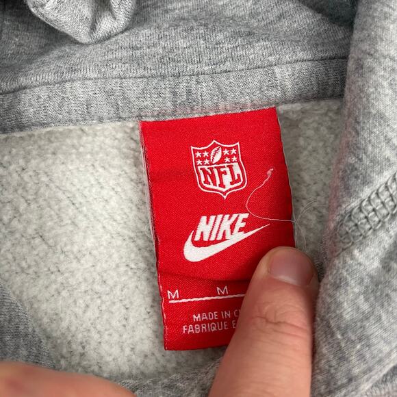 Denver Broncos NFL NIKE Hoodie size M Gray Pullover Football - Picture 5 of 8